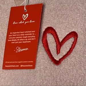 NWT House of Shan pink fleece